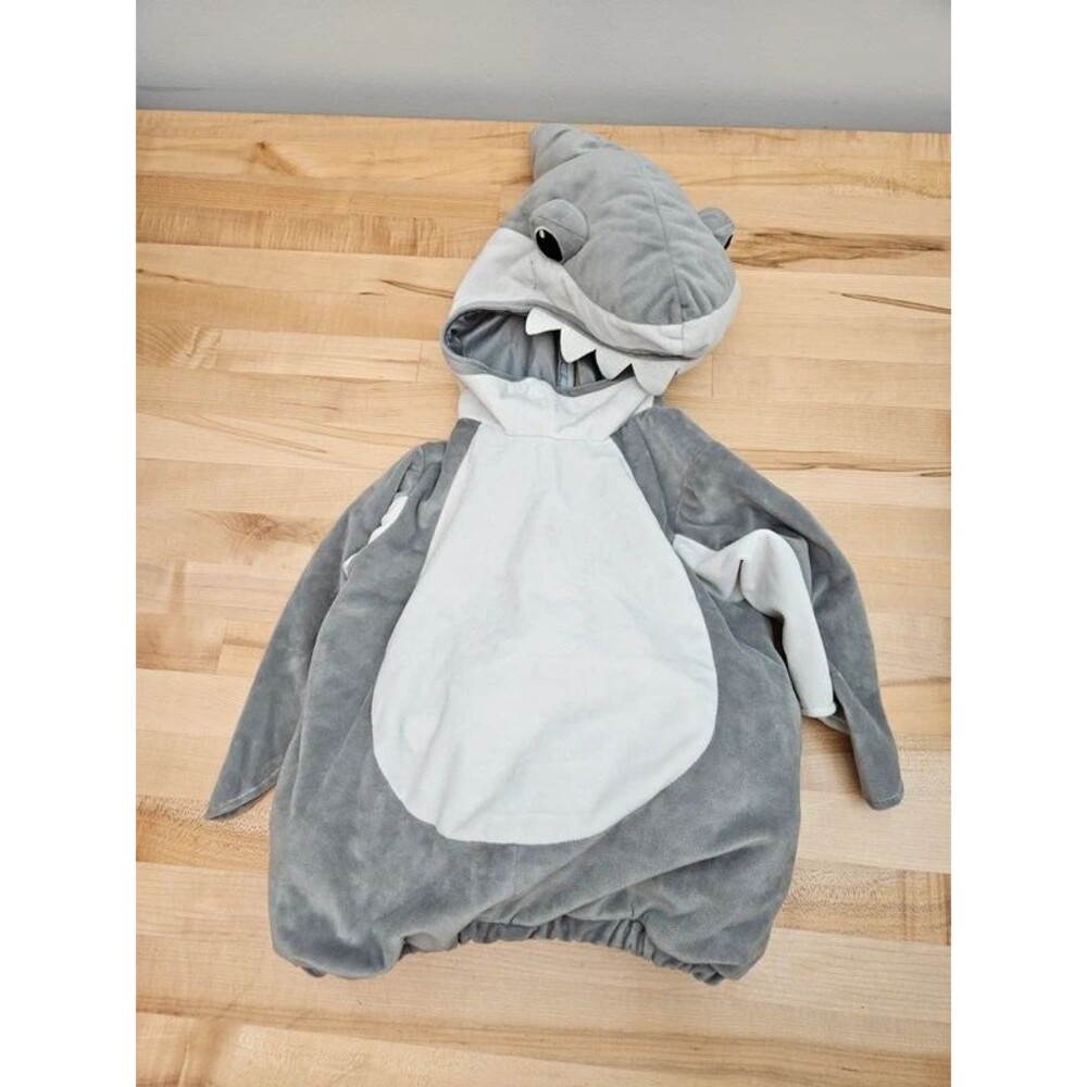 Koala Kids Unisex Baby Shark Grey White Costume 12 - 18 Months Soft Boy Girl